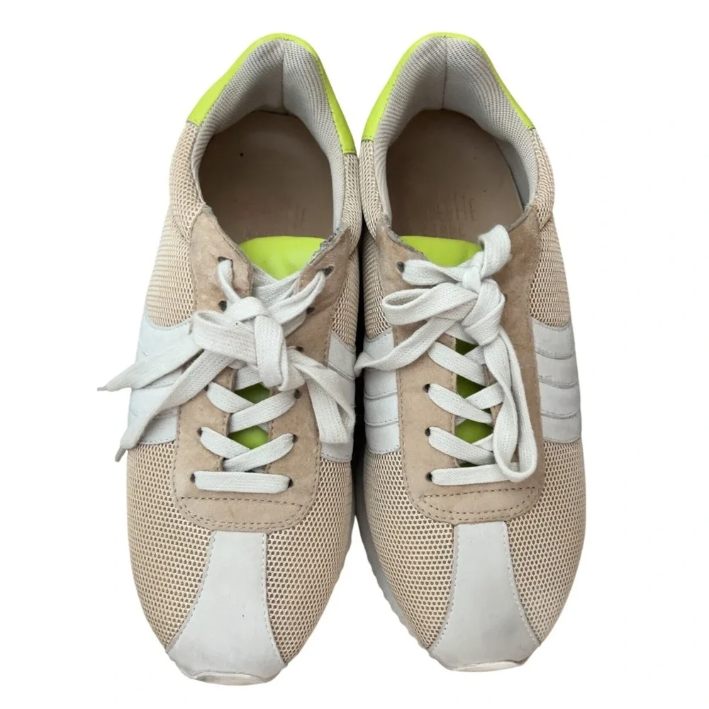 Charlotte‎ Stone Platform Retro Sneaker Tootie in Peche Size 10